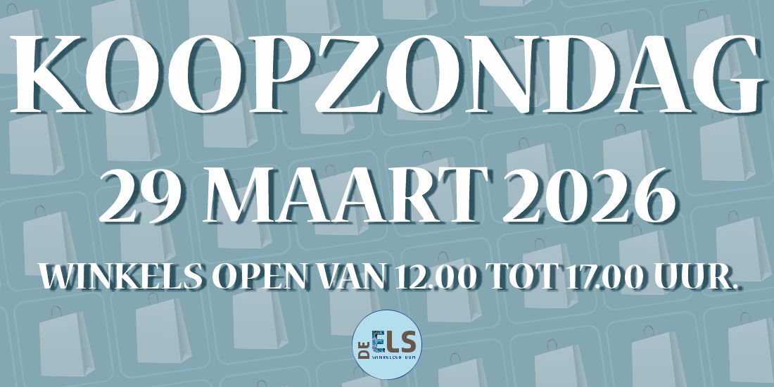 Koopzondag 29 maart 2026